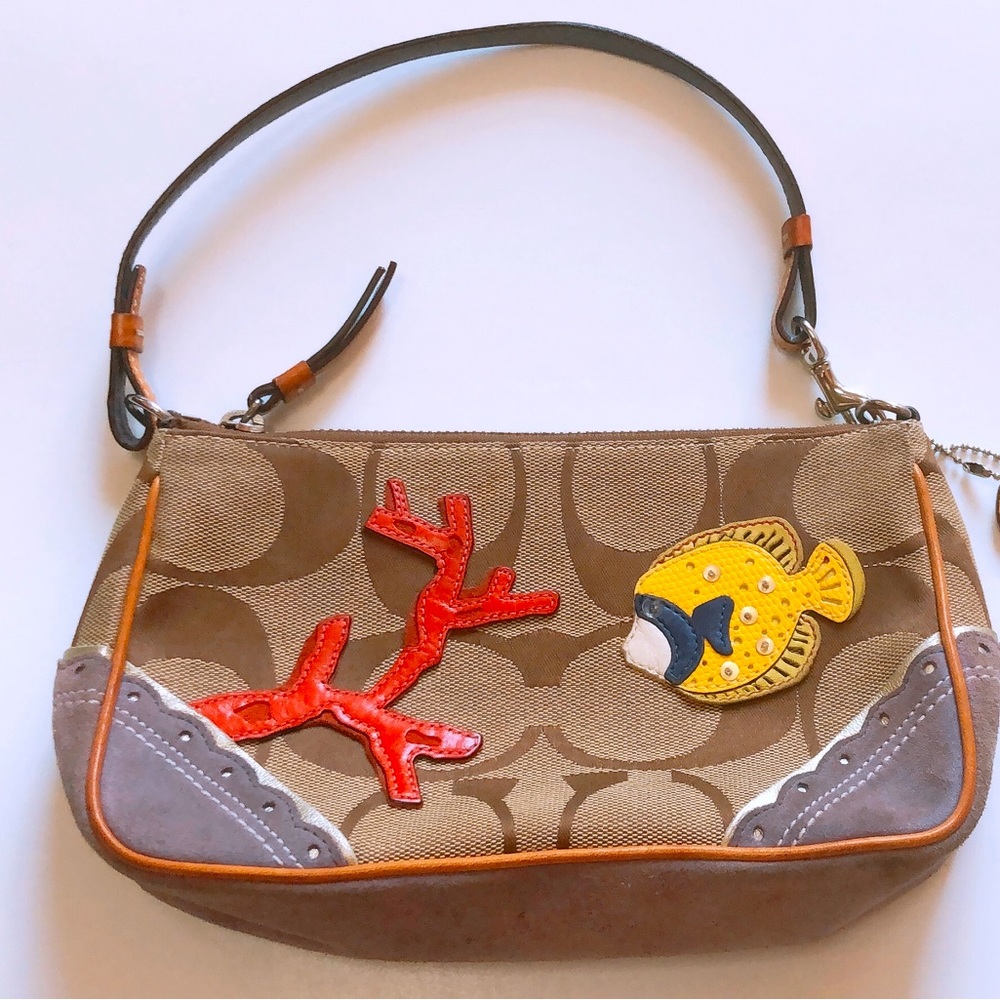 sale Fish and coral coach bag $40